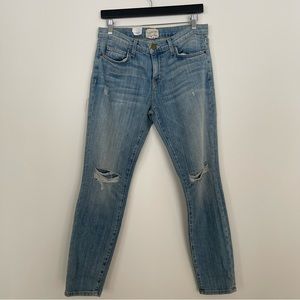 CURRENT/ELLIOTT THE STILETTO JEAN in Ticker Destroy (Size 29)